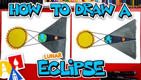 how to draw a lunar eclipse|lunar eclipse picture diagram.